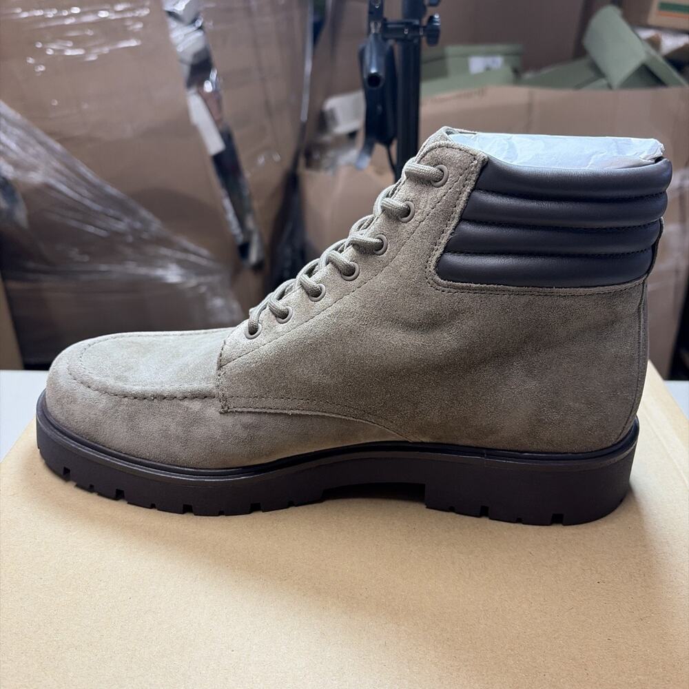 Mens 10 Vince Leonard Boot Flint Leather M NEW IN BOX !!!